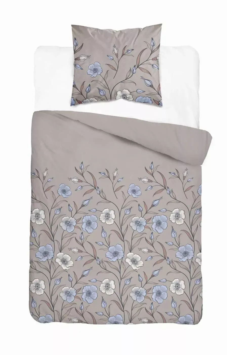 PARURE DE LIT FLANELLE 140x200 et 1 Taie 70 X 80