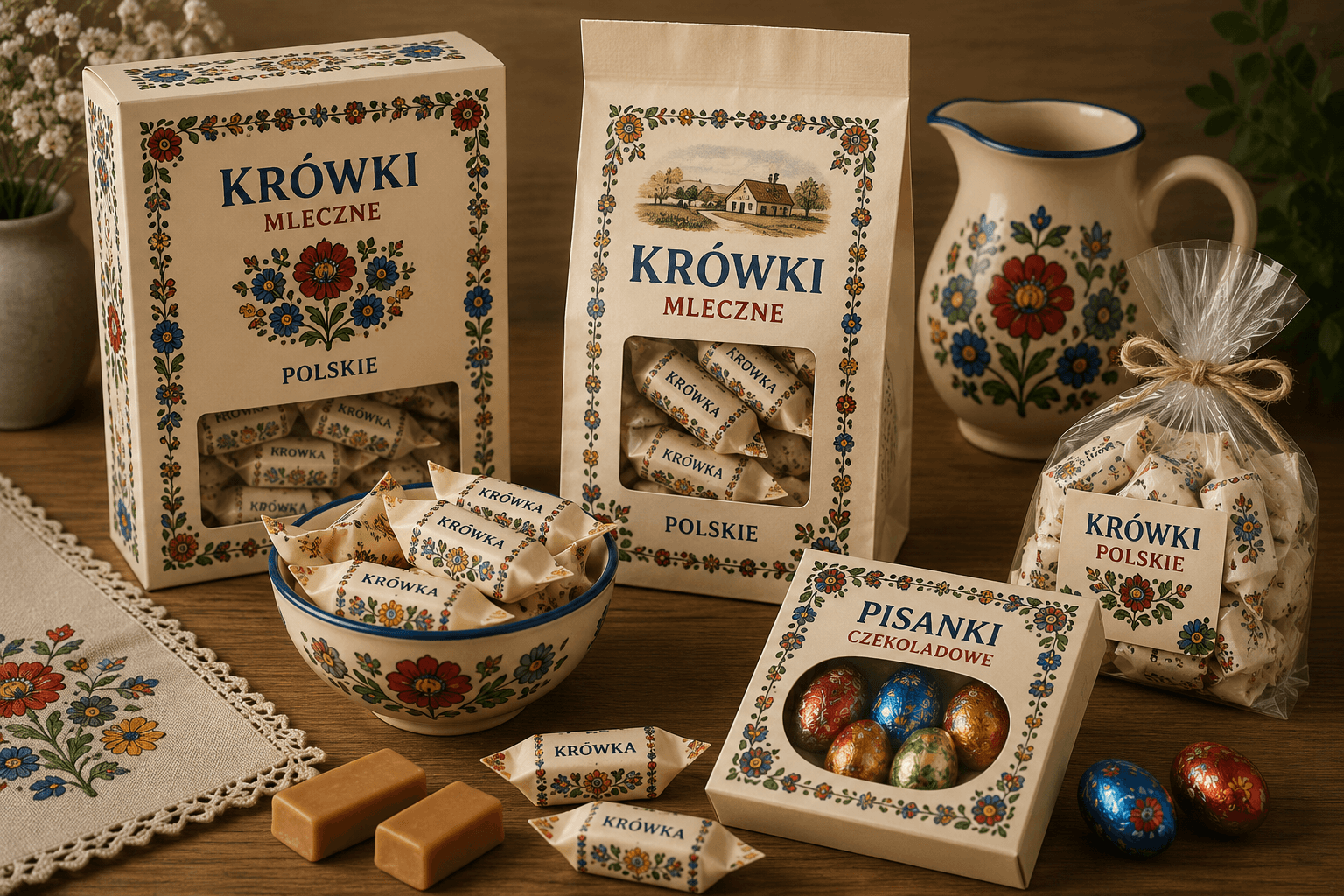 KROWKI Bonbons au lait polonais