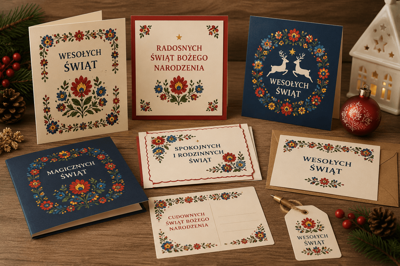 SPECIAL NOEL Pologne Cartes de Voeux