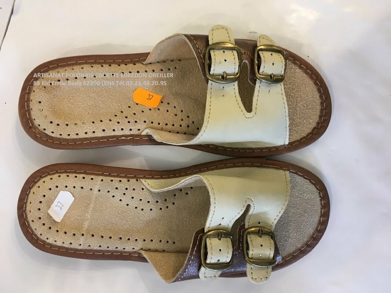 Pantoufles femme nus pieds
