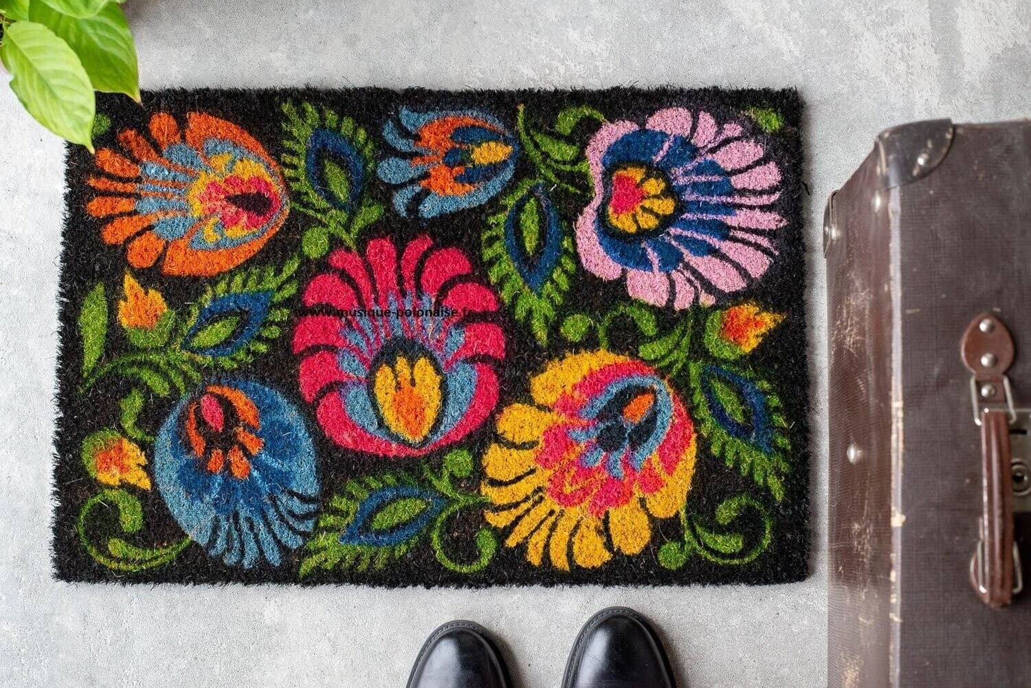 Paillasson folk Polonais Lowicz 40x60
