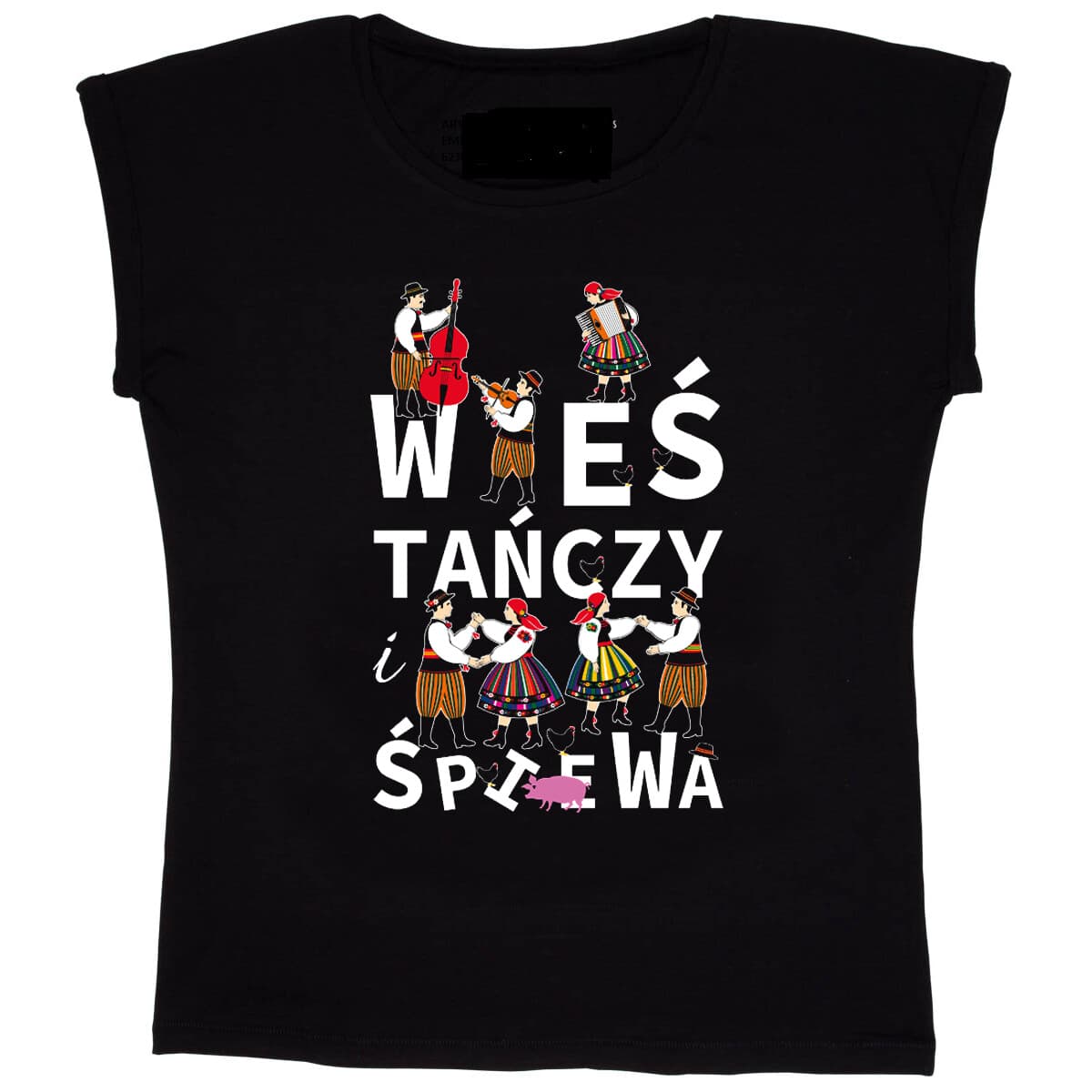 T SHIRT FEMME folk Polonais