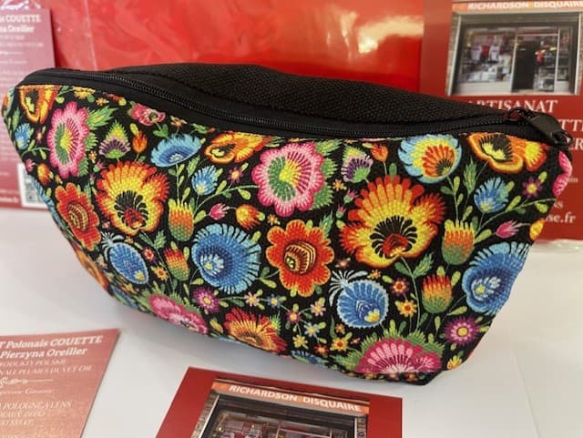 Trousse de toilette folk Polonais en tissu