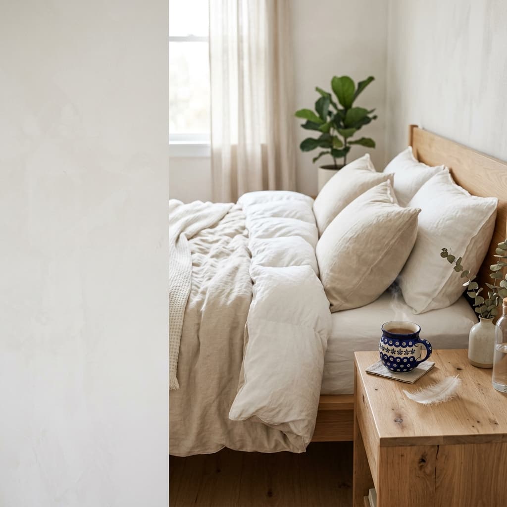 COUETTE EDREDON PIERZYNA OREILLER