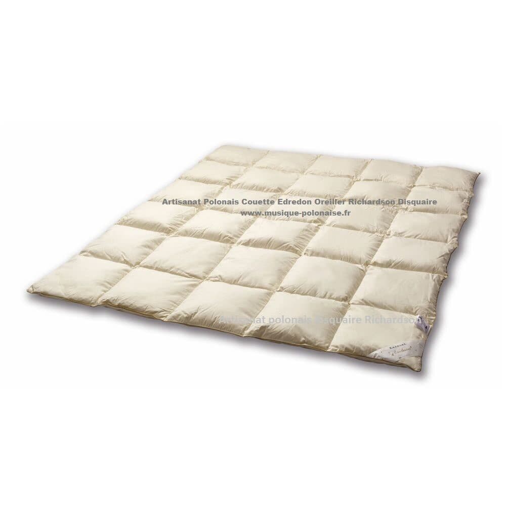 COUETTE 140x200 en Plume Duvet oie1800 gr.